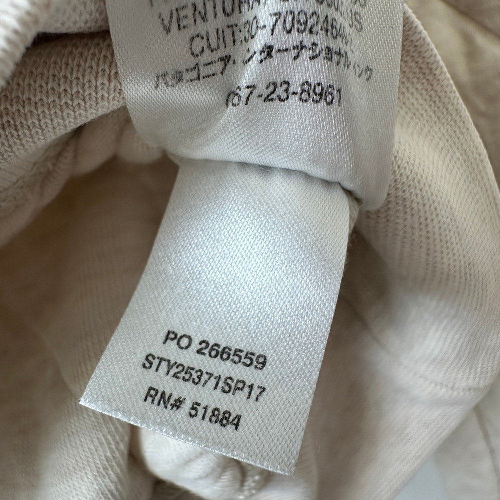 Patagonia Womens Organic Cotton Quilt Snap-T Pullover Oatmeal XXS - Picture 4 of 10